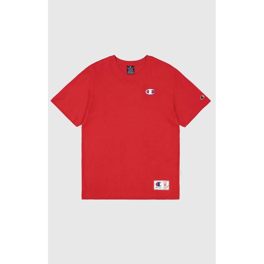 Champion Red Cotton T-Shirt