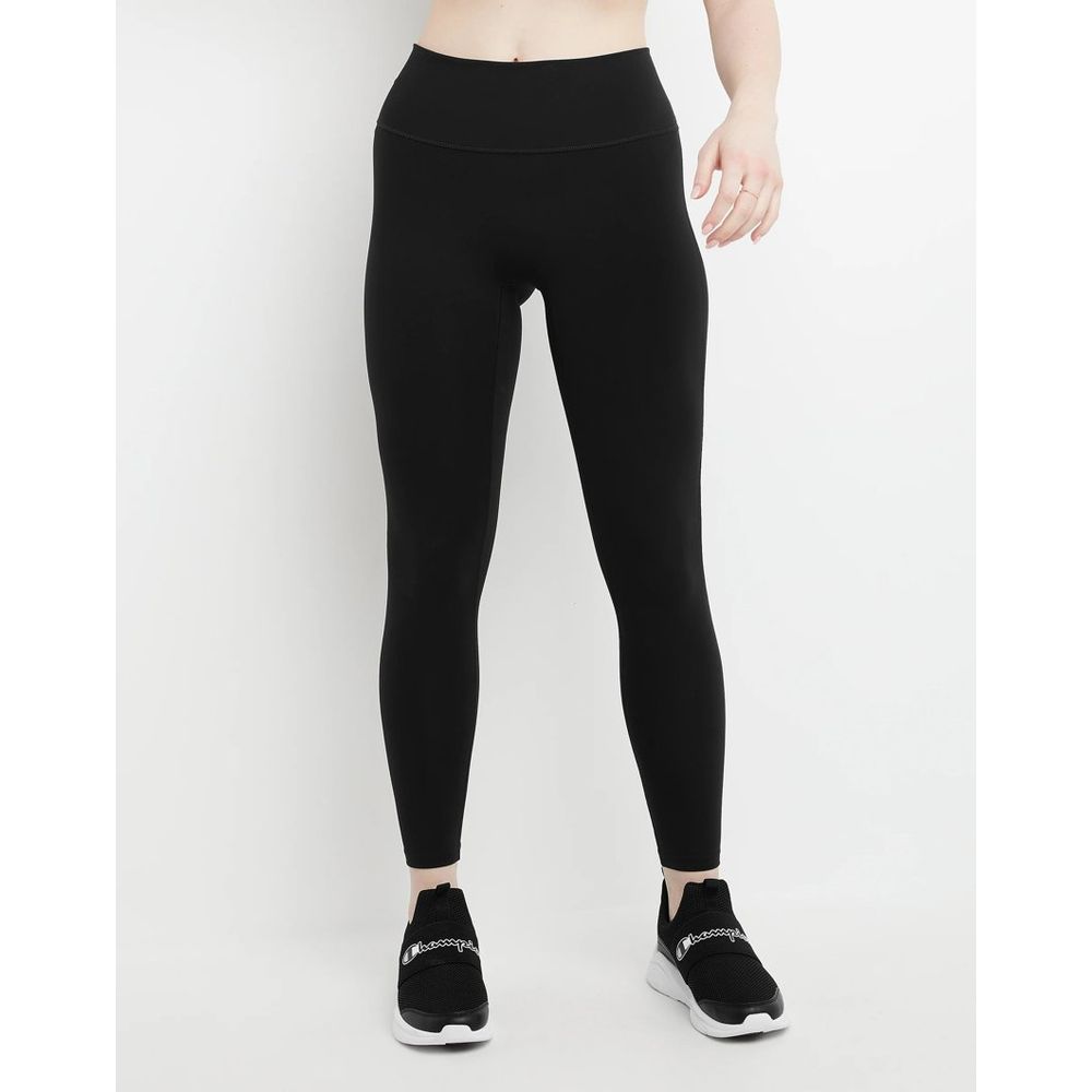 Champion Black Polyester Leggings - Eljoys Fashion 