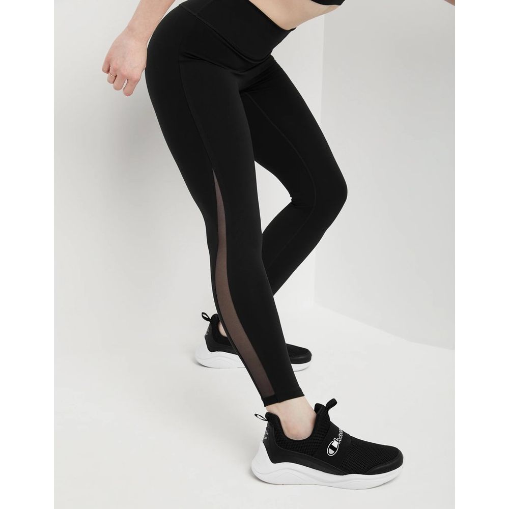 Champion Black Polyester Leggings - Eljoys Fashion 