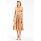 Elisabetta Franchi Beige Wool Casual Dress - Eljoys Fashion 