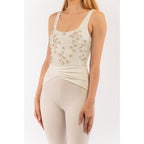 Elisabetta Franchi Beige Polyester Jumpsuit - Eljoys Fashion 