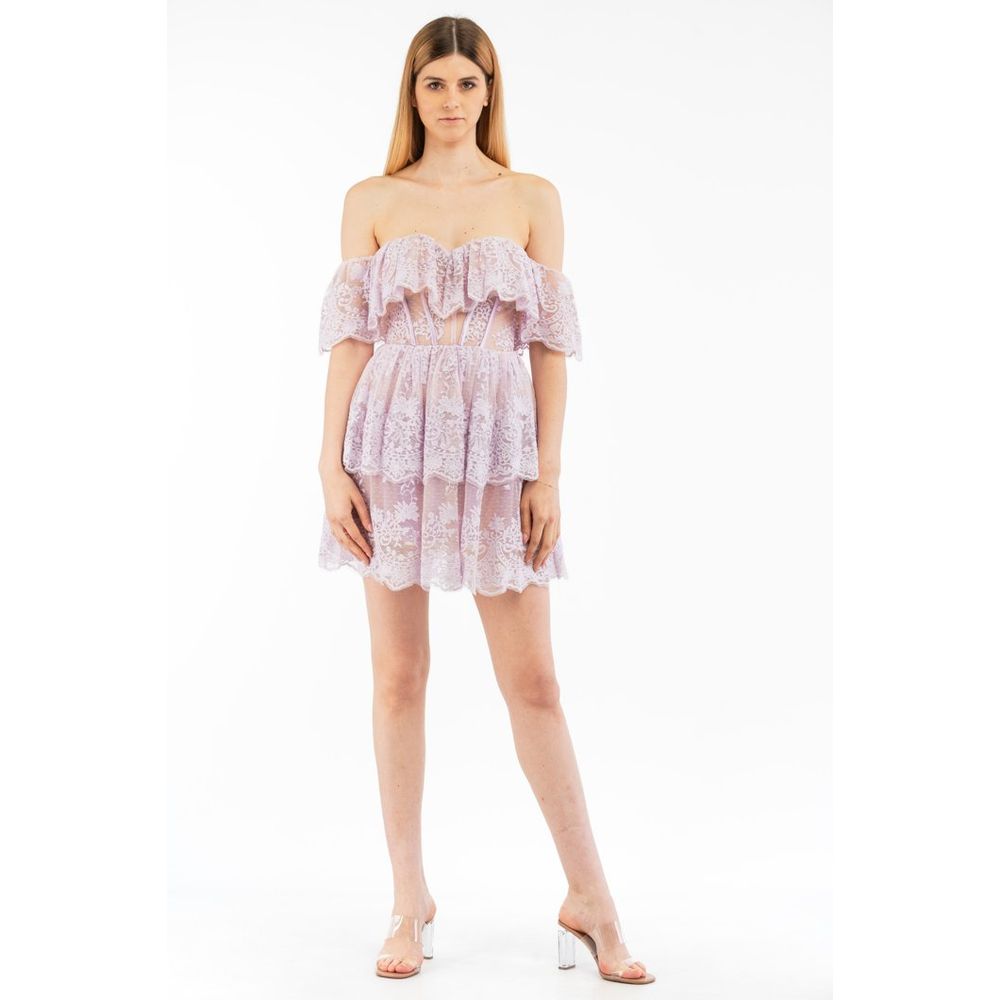 Elisabetta Franchi Light Blue Polyamide Casual Dress - Eljoys Fashion 