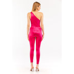Elisabetta Franchi Pink Polyamide Jumpsuit