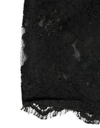 Dolce & Gabbana Black Lace Bandeau Bra Tube Top Underwear
