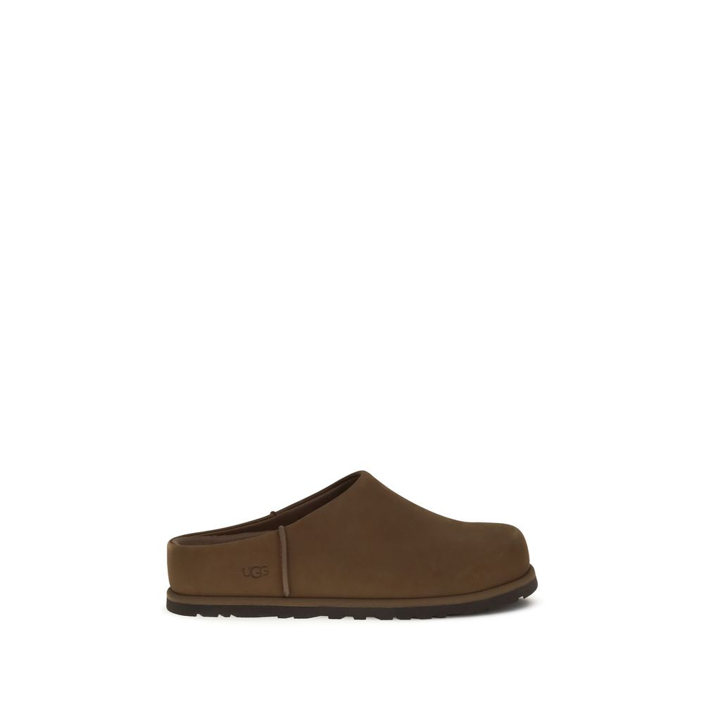 UGG Brown Calf Leather Bos Taurus Clogs UGG