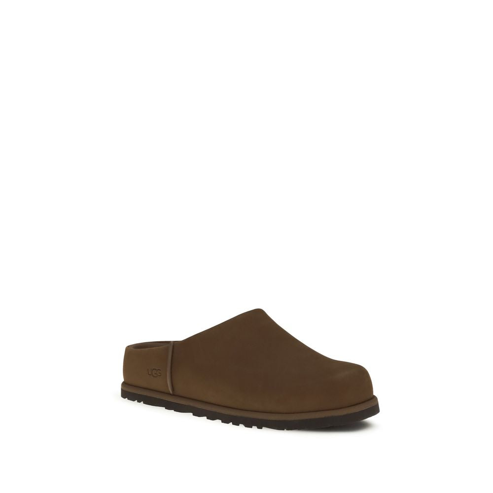 UGG Brown Calf Leather Bos Taurus Clogs UGG