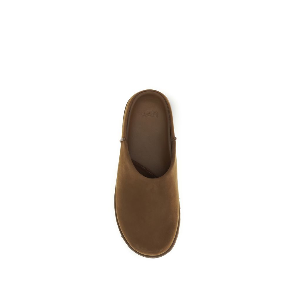 UGG Brown Calf Leather Bos Taurus Clogs UGG