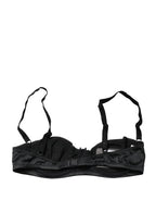 Dolce & Gabbana Black Semi-Pad Underwire Balconette Bra Underwear