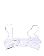 Dolce & Gabbana White Semi-Pad Underwire Balconette Bra Underwear