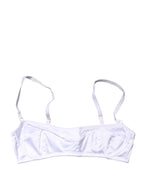 Dolce & Gabbana White Semi-Pad Underwire Balconette Bra Underwear