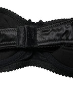Dolce & Gabbana Black Semi-Pad Underwire Balconette Bra Underwear