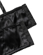 Dolce & Gabbana Black Semi-Pad Underwire Balconette Bra Underwear