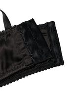 Dolce & Gabbana Black Semi-Pad Underwire Balconette Bra Underwear