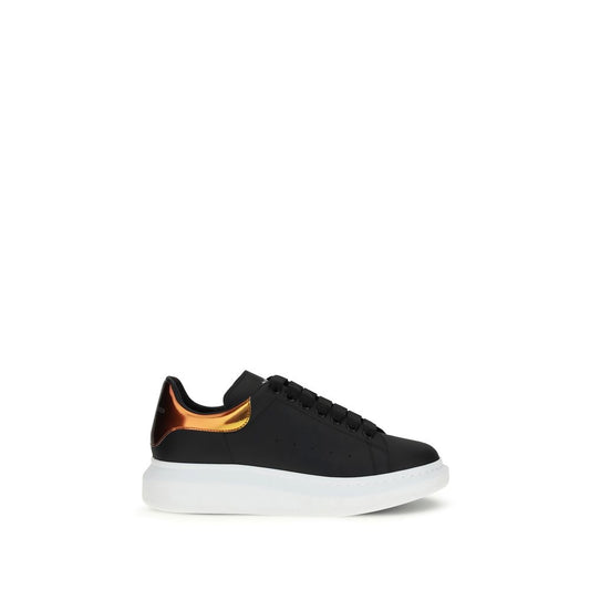 Alexander McQueen Black Calf Leather Bos Taurus Platform Sneakers Alexander McQueen