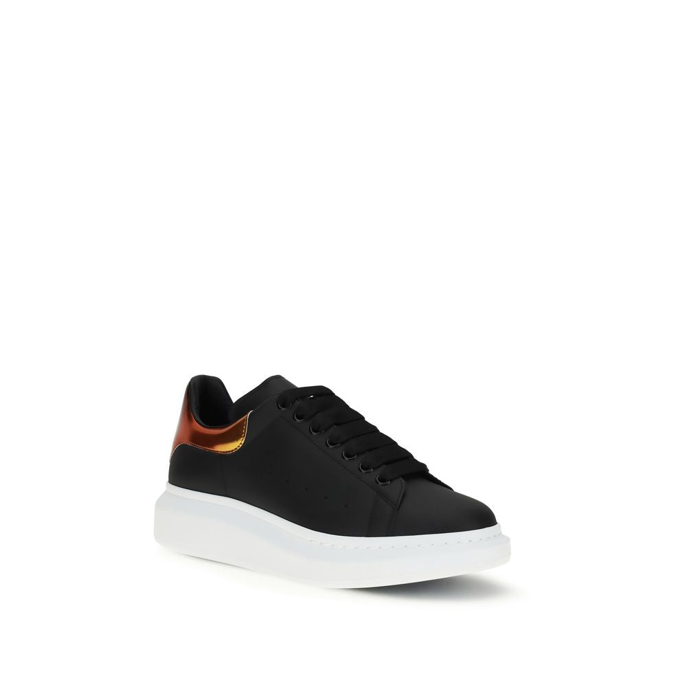 Alexander McQueen Black Calf Leather Bos Taurus Platform Sneakers Alexander McQueen