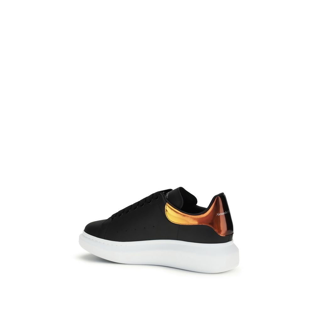 Alexander McQueen Black Calf Leather Bos Taurus Platform Sneakers Alexander McQueen