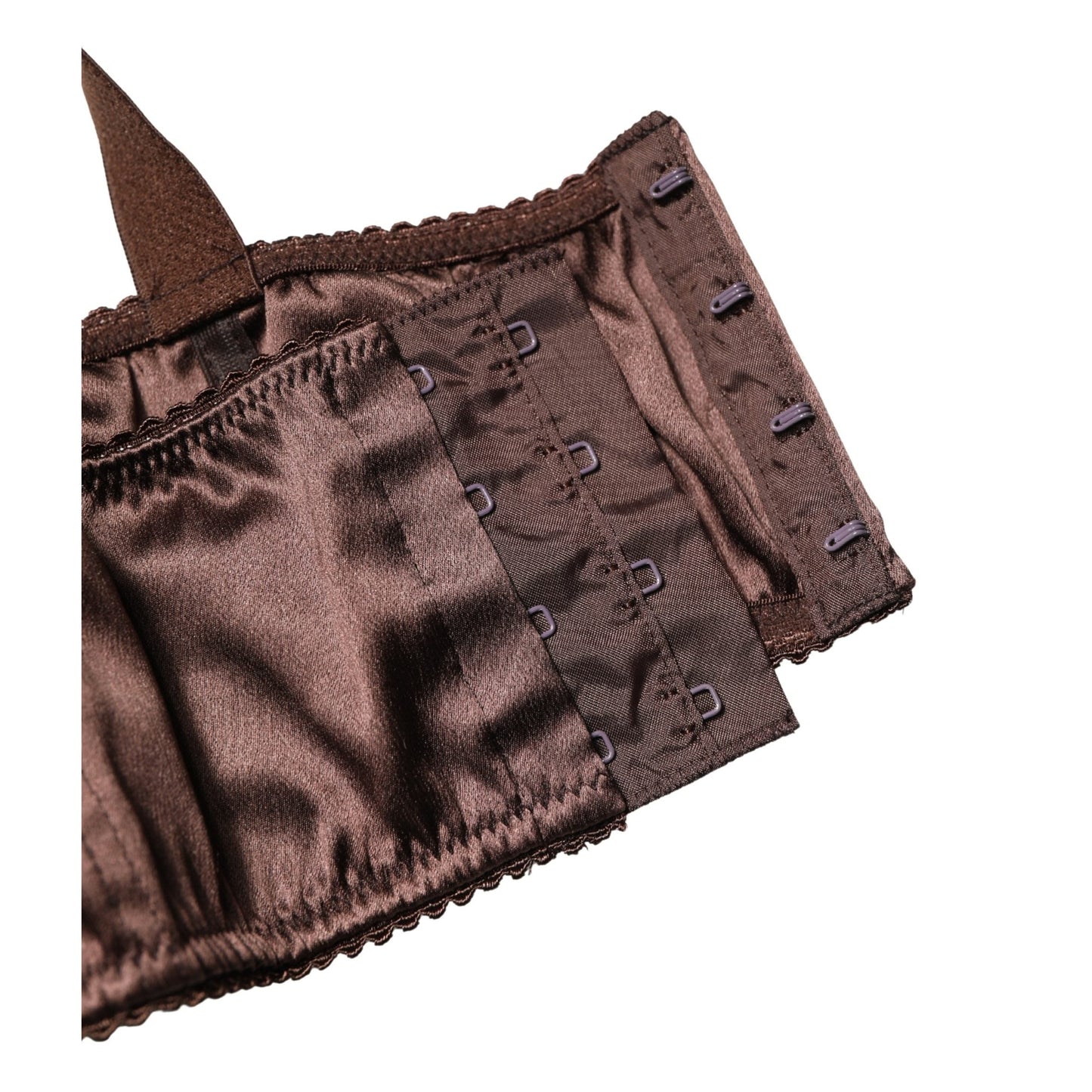 Dolce & Gabbana Brown Semi-Pad Underwire Balconette Underwear