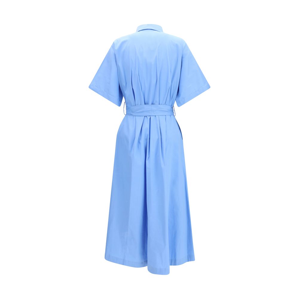 Ella Blue Cotton Casual Dress Ella