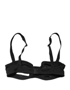 Dolce & Gabbana Black Semi-Pad Underwire Balconette Bra Underwear