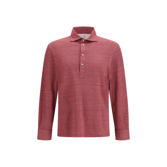Brunello Cucinelli Multicolor Linen Polo Shirt Brunello Cucinelli