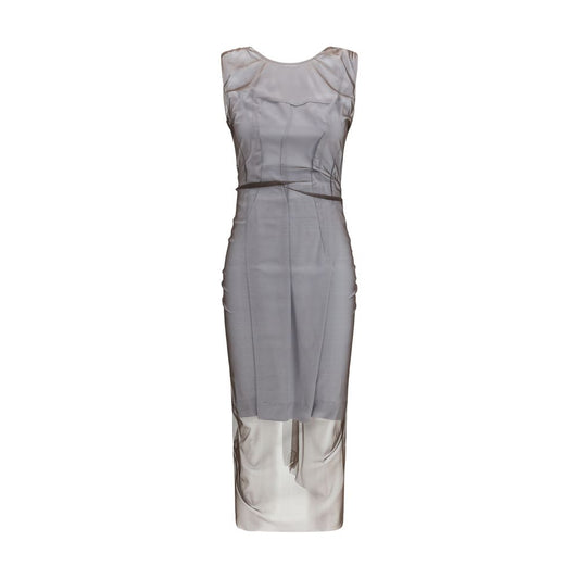 Maison Margiela Brown Polyamide Casual Dress