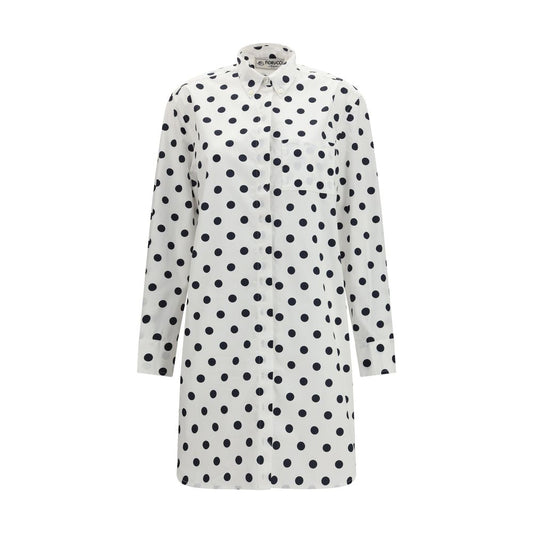 Fiorucci Multicolor Cotton Casual Dress Fiorucci