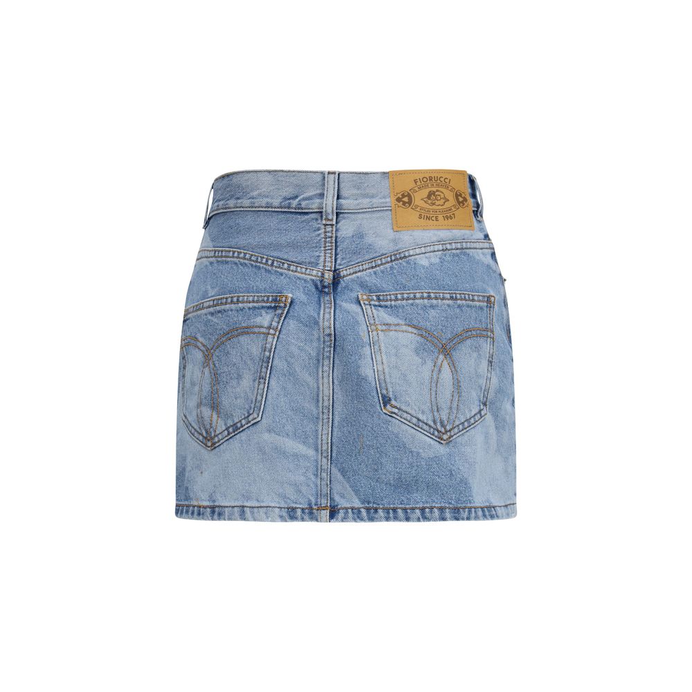 Fiorucci Blue Denim Skirt Fiorucci