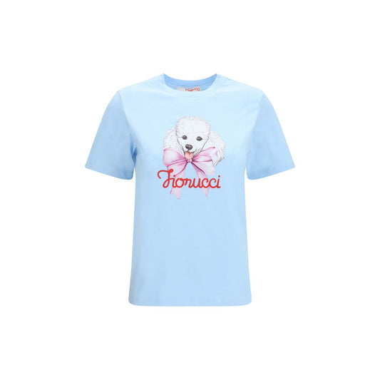 Fiorucci Blue Cotton T-Shirt Fiorucci
