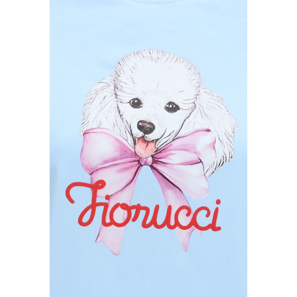 Fiorucci Blue Cotton T-Shirt Fiorucci
