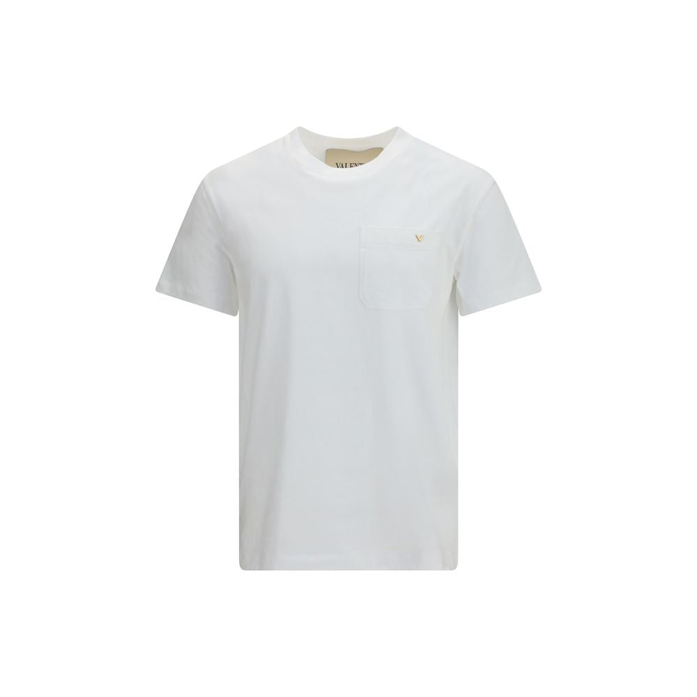 Valentino White Cotton T-Shirt Valentino