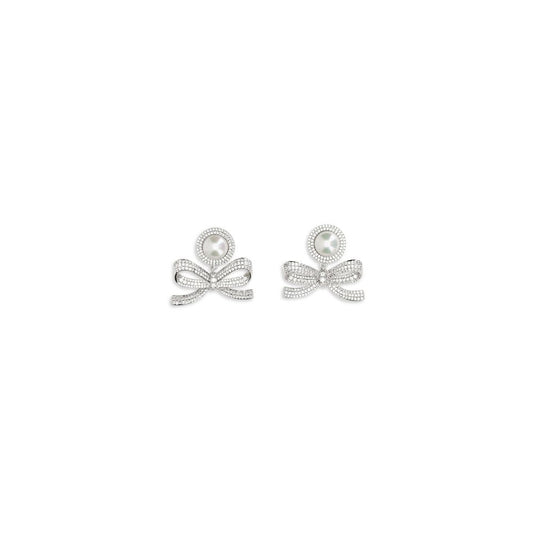 Self-Portrait Silver Brass Earrings Self-Portrait