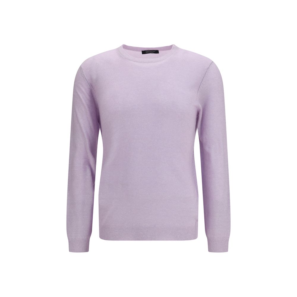 Aragona Cashmere Purple Cashmere Sweater Aragona Cashmere