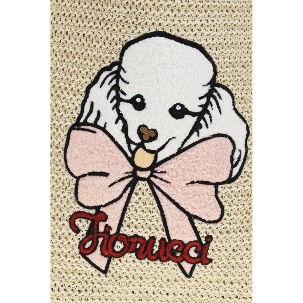 Fiorucci Beige Paper Shoulder Bag Fiorucci