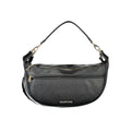 Mario Valentino Nero women's polyurethane bag with sleek design, featuring a structured shape and subtle logo accents.