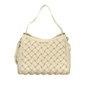 Mario Valentino beige polyurethane women's bag with sleek design and subtle branding, perfect for casual or formal occasions.
