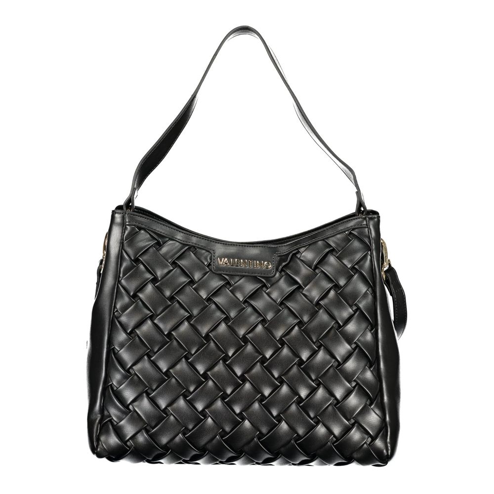 Mario Valentino Nero women's bag made of polyurethane, stylish design with sleek black finish and modern details.