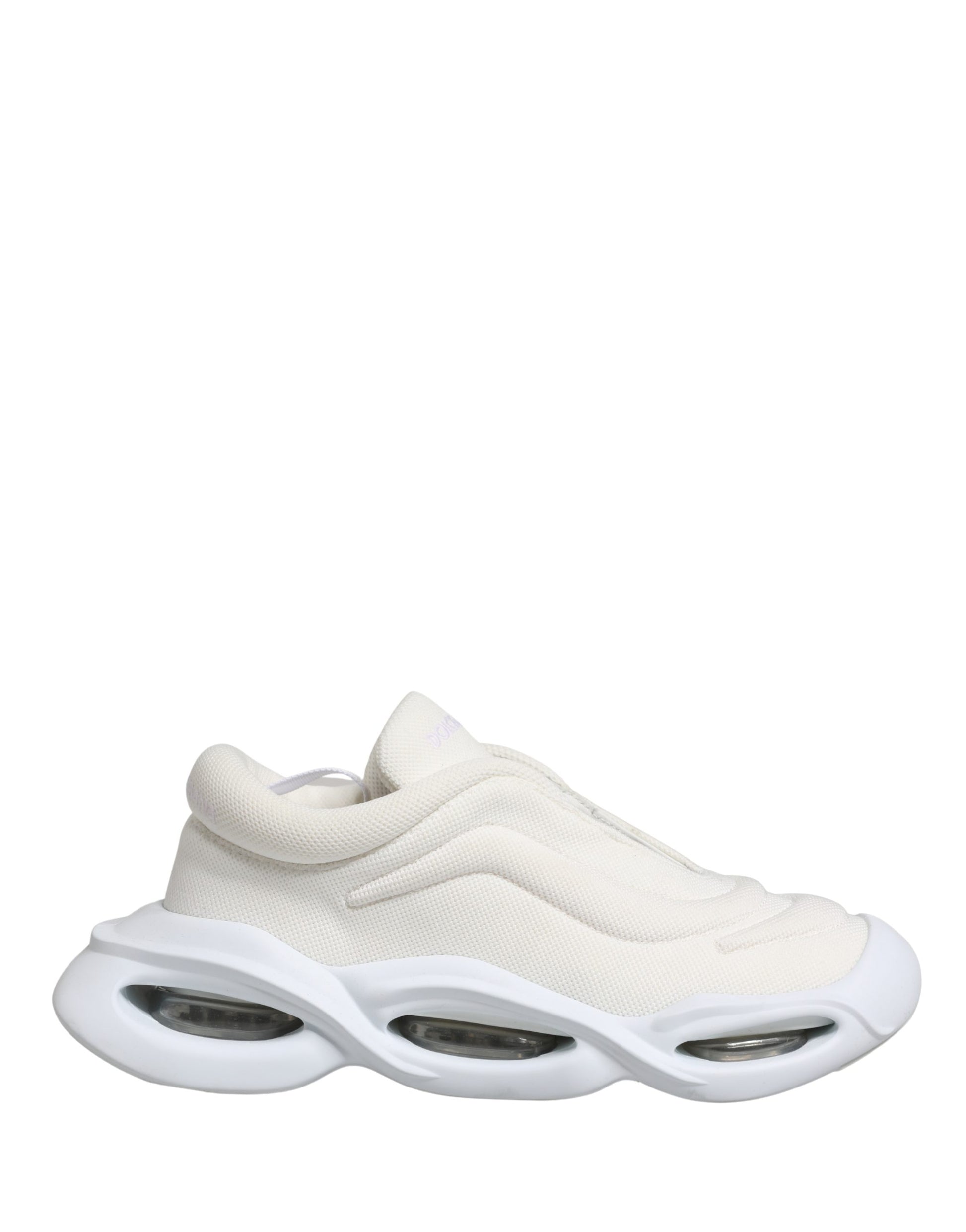 Dolce & Gabbana White Slip On Wave Low Top Sneakers Shoes Dolce & Gabbana