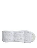 Dolce & Gabbana White Slip On Wave Low Top Sneakers Shoes