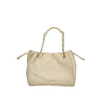 Beige polyurethane women's bag by Mario Valentino with sleek design and structured shape, perfect for stylish everyday use.
