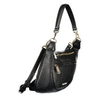 Mario Valentino Nero women's polyurethane bag with sleek design and subtle logo, stylish accessory for everyday use.