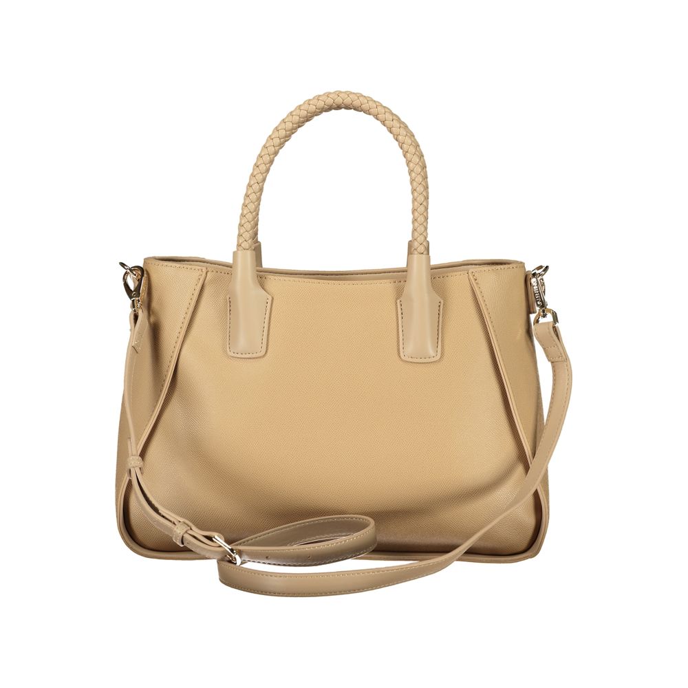 Mario Valentino Beige Polyurethane Women's Bag - Eljoys Fashion 
