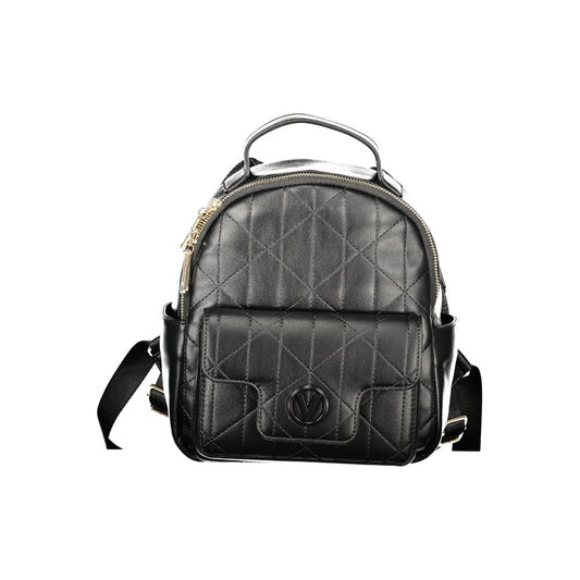 Mario Valentino Black Polyurethane Women's Backpack Mario Valentino