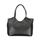 Mario Valentino Nero Donna bag made of polyurethane with sleek design and top handle, perfect for stylish everyday use.