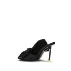 Givenchy black lamb leather high heel pumps with pointed toes and sleek design, showcasing elegant footwear for women.