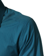 Dolce & Gabbana Blue SARTORIA Long Sleeve Cotton Dress Shirt Dolce & Gabbana