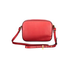 Coccinelle Rosso Leather Women's Bag with Adjustable Strap and Pockets Coccinelle