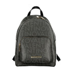 Mario Valentino Black Polyurethane Womens Backpack - Eljoys Fashion 