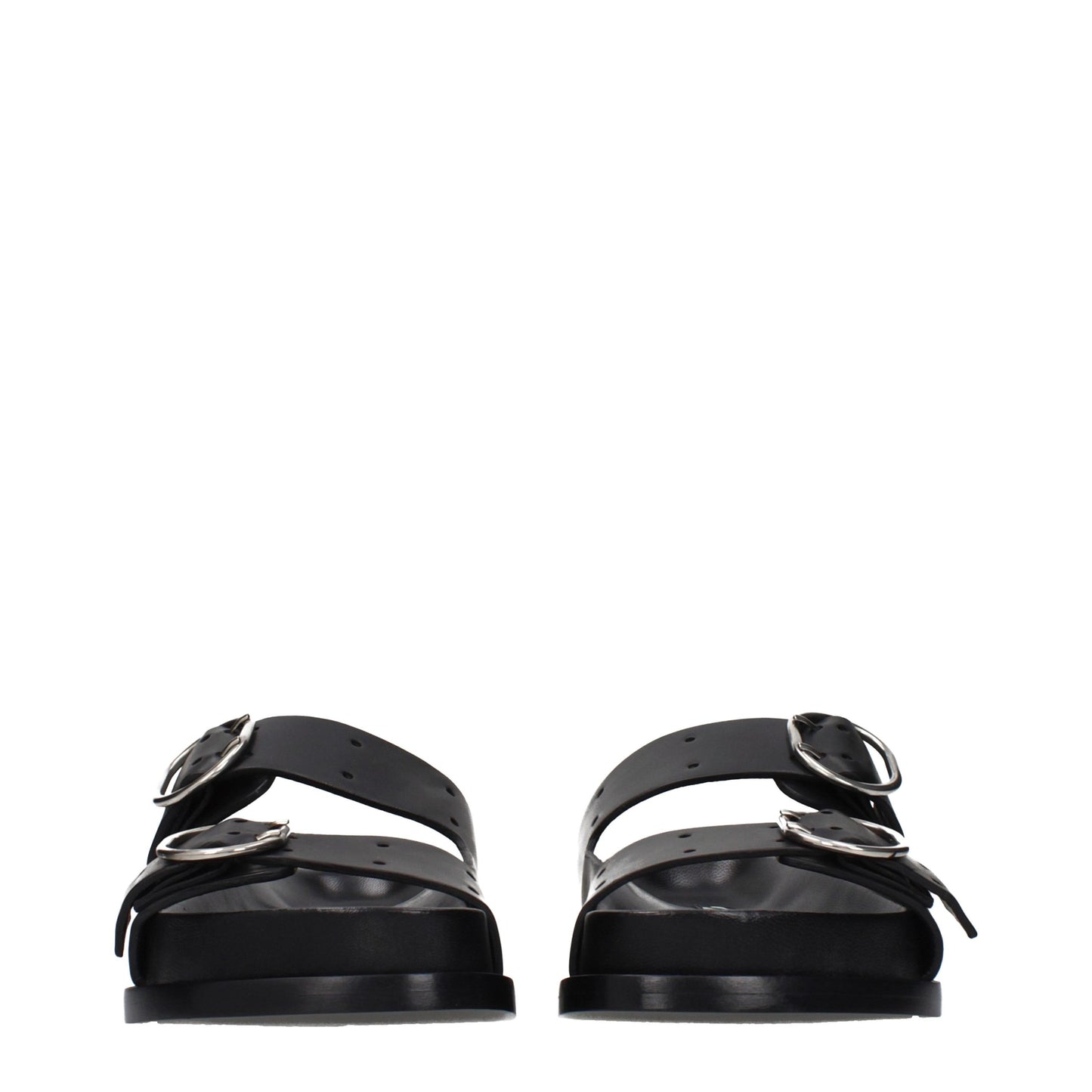 Jil Sander Black Leather Slippers Jil Sander
