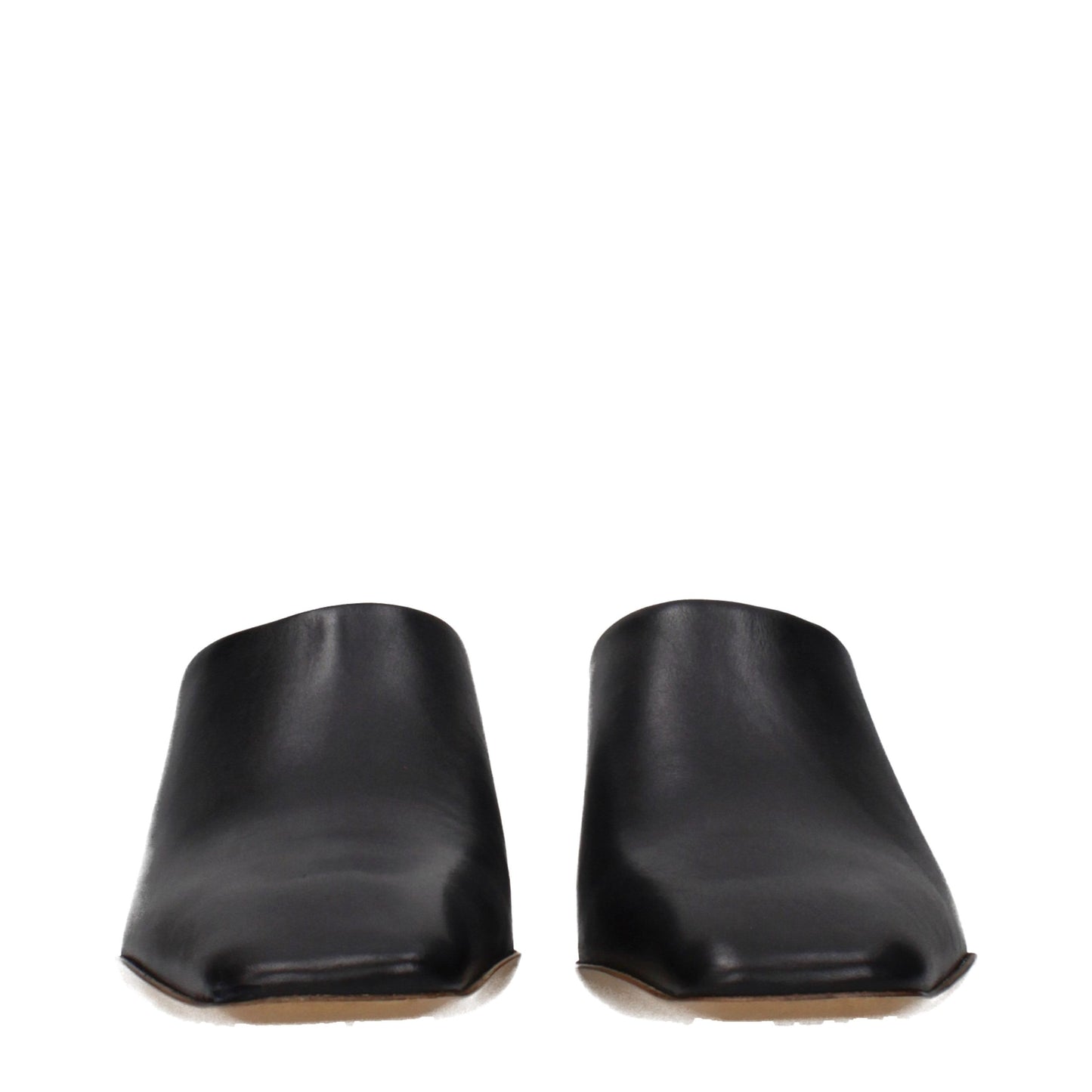 Jil Sander Black Leather Slippers Jil Sander