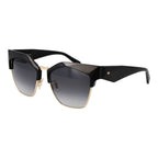 Police black plastic sunglasses with sleek frame and dark lenses, stylish eyewear for sun protection and fashion.